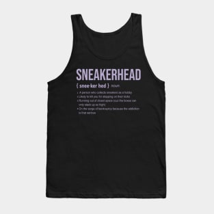 SNEAKERHEAD Definition Funny Sneaker Lover Design Tank Top